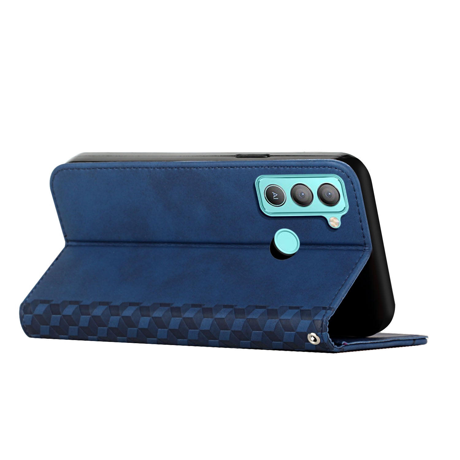 For Tecno Pop 5 LTE 4G Skin-feel Rhombus Texture Phone Case Magnetic Leather Stand Wallet Phone Cover For Tecno Pop 5 LTE 4G Skin-feel Rhombus Texture Phone Case Magnetic Leather Stand Wallet Phone Cover